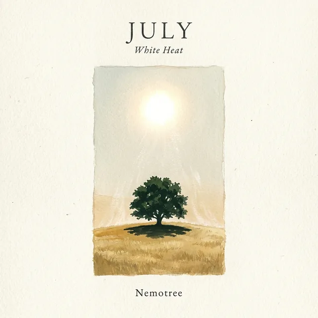 July — White Heat 커버