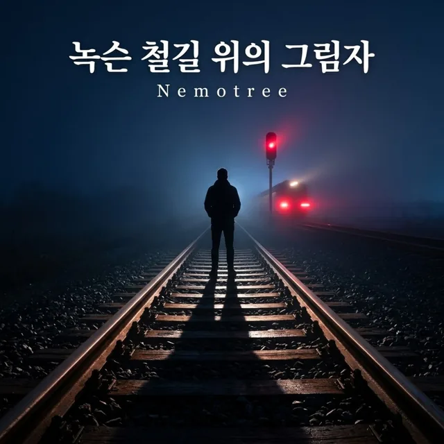 녹슨 철길 위의 그림자 커버