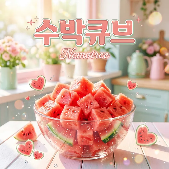 수박큐브 커버