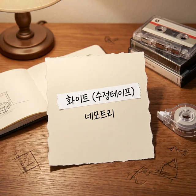 화이트 (수정테이프) 커버